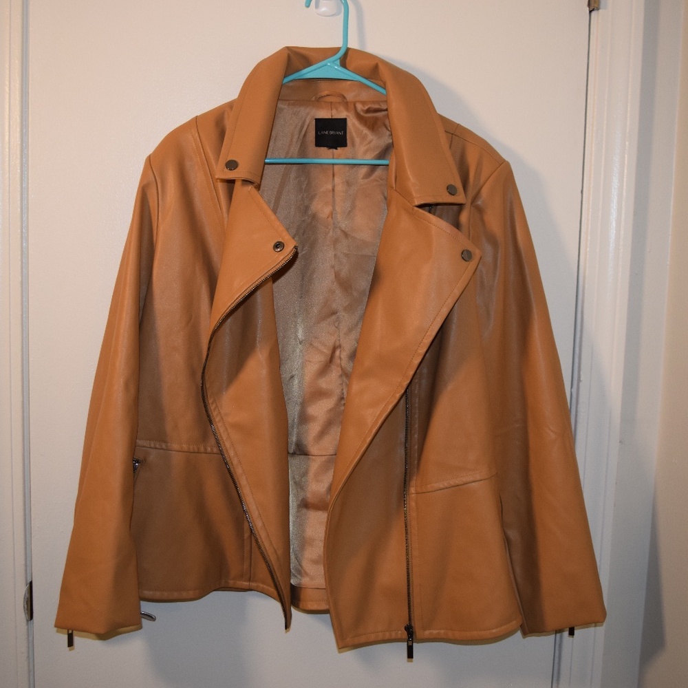 Tan Lane Bryant Jacket Size Large